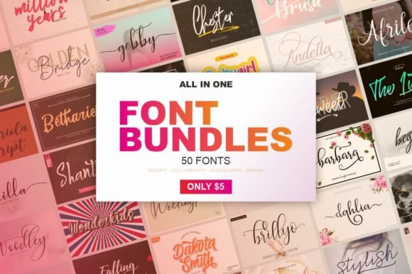 Download All in One Font Bundles - Bundles Collection