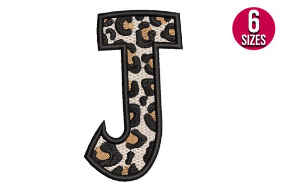 Download Leopard Print Alphabet Font Letter J - Alphabet font Collection