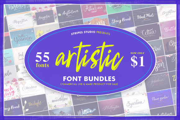 Download Artistic Font Bundles - Bundles Collection