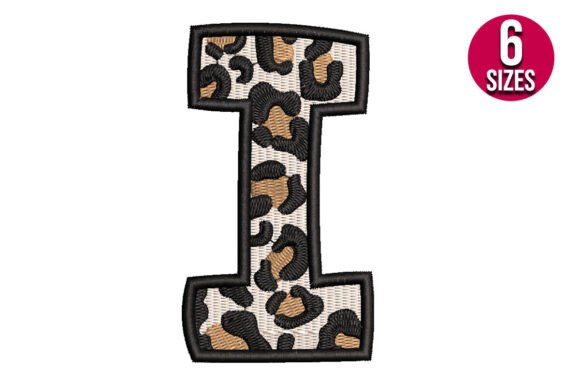 Download Leopard Print Alphabet Font Letter I - Alphabet font Collection