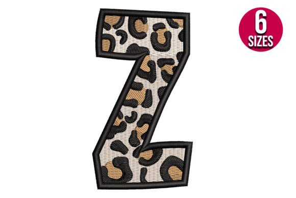 Download Leopard Print Alphabet Font Letter Z - Alphabet font Collection