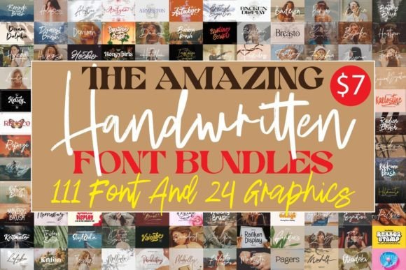 Download The Amazing Handwritten Font Bundles - Bundles Collection