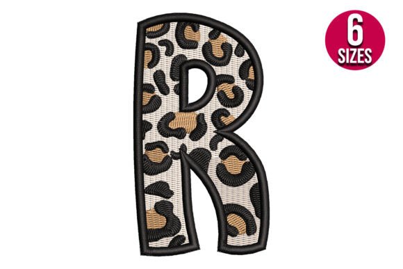 Download Leopard Print Alphabet Font Letter R - Alphabet font Collection