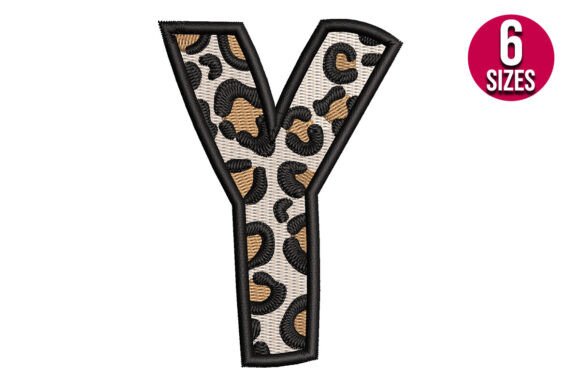 Download Leopard Print Alphabet Font Letter Y - Alphabet font Collection
