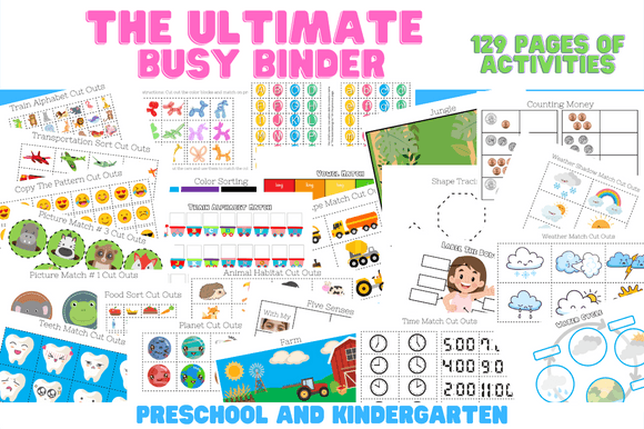 Download The Ultimate Preschool Busy Binder - Preschool Collection