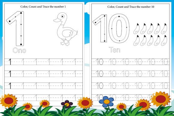 Download Number Tracing Preschool Math Worksheet - Preschool Collection
