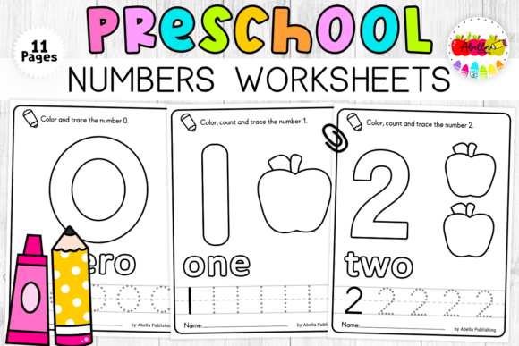 Download Preschool Numbers 0-10 Coloring Book - Preschool Collection