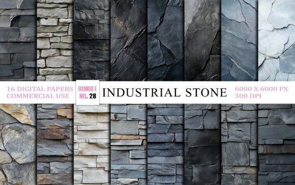 Download Industrial Stone &amp; Brick Texture Bundle - Industrial Collection
