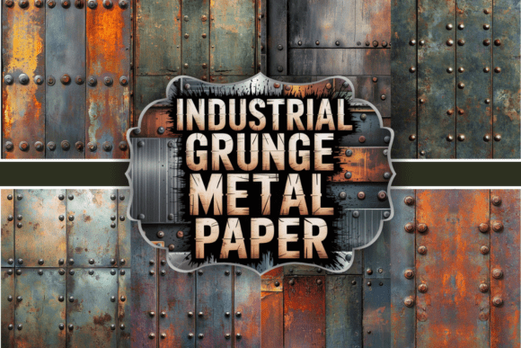 Download Industrial Grunge Metal Paper - Industrial Collection